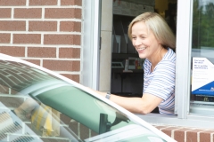 7월 31, 2019: Sen. Collett tours a McDonald’s restaurant near her district office talking to the franchise owner as well as customers about their experiences.