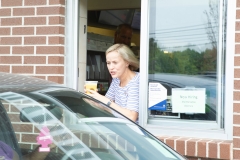 July 31, 2019: Sen. Collett tours a McDonald’s restaurant near her district office talking to the franchise owner as well as customers about their experiences.