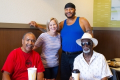 July 31, 2019: Sen. Collett tours a McDonald’s restaurant near her district office talking to the franchise owner as well as customers about their experiences.