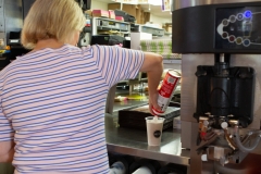 July 31, 2019: Sen. Collett tours a McDonald’s restaurant near her district office talking to the franchise owner as well as customers about their experiences.