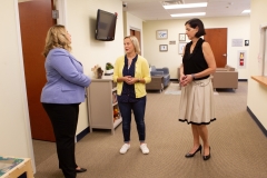 July 15, 2019: Senator Collett tours the Mission Kids Child Advocacy Center in Montgomery County .