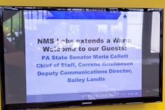 July 24, 2019:  Sen. Collett toured NMS in Horsham, one of the busiest and most comprehensive toxicology labs in the U.S. and one of the country’s major resources in understanding biological threats.