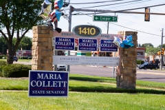 July 15, 2019: Senator Collett hosts an open house at her Warminster district office .