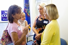 July 15, 2019: Senator Collett hosts an open house at her Warminster district office .