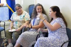 July 15, 2019: Senator Collett hosts an open house at her Warminster district office .