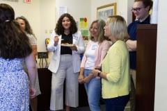 July 15, 2019: Senator Collett hosts an open house at her Warminster district office .
