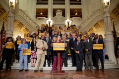 March 20, 2019: Senator Maria Collett RN and Representative Gene DiGirolamo held a press conference today to introduce their legislation to set safe nurse-to-patient limits in Pennsylvania hospitals.