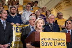 March 20, 2019: Senator Maria Collett RN and Representative Gene DiGirolamo held a press conference today to introduce their legislation to set safe nurse-to-patient limits in Pennsylvania hospitals.