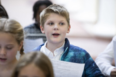 December 12, 2023: Sen. Collett attends a holiday performance in the Capitol by the Fort Washington Elementary School Choir.
