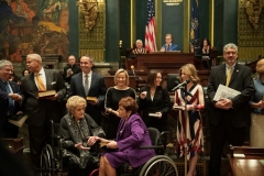 January 1, 2019: Senator  Maria Collett is sworn in to her 1st term in the Pennsylvania State Senate.