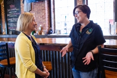 July 15, 2019: Senator Collett acts as the brewer for the day at Tannery Run Brew Works in Ambler.