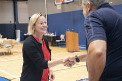 September 9, 2022:  Sen. Collett hosted a Veterans Lunch and Resource Fair at Montgomery Township Community and Recreation Center in Montgomery County