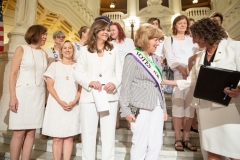 June 24, 2019: Senator Maria Collett joins colleagues in marking the 100th Anniversary of Women’s Suffrage.