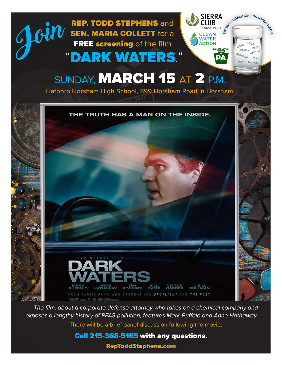 Dark Waters Screening &amp; Panel