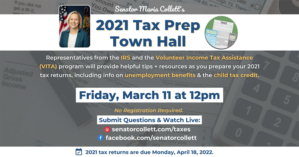 Tax Prep Town Hall - March 11, 2022
