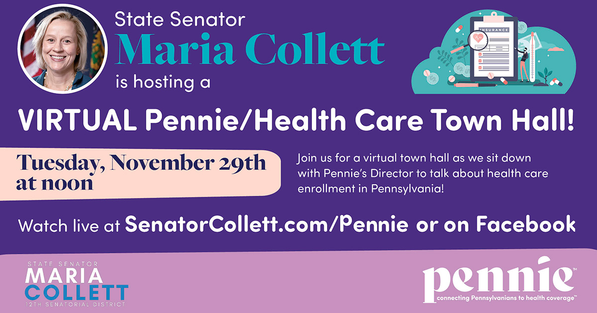 Virtual Pennie/Health Care Town Hall - नवंबर 29, 2022