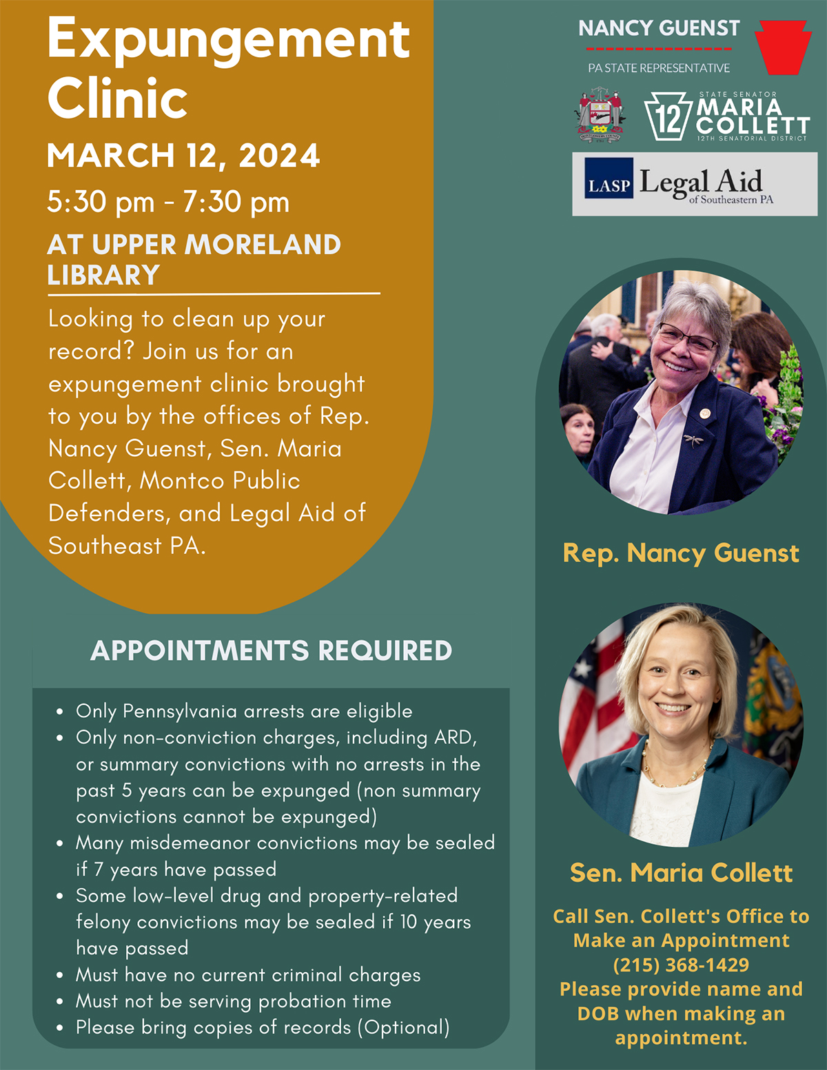 Expungement Clinic - Marzo 12, 2024