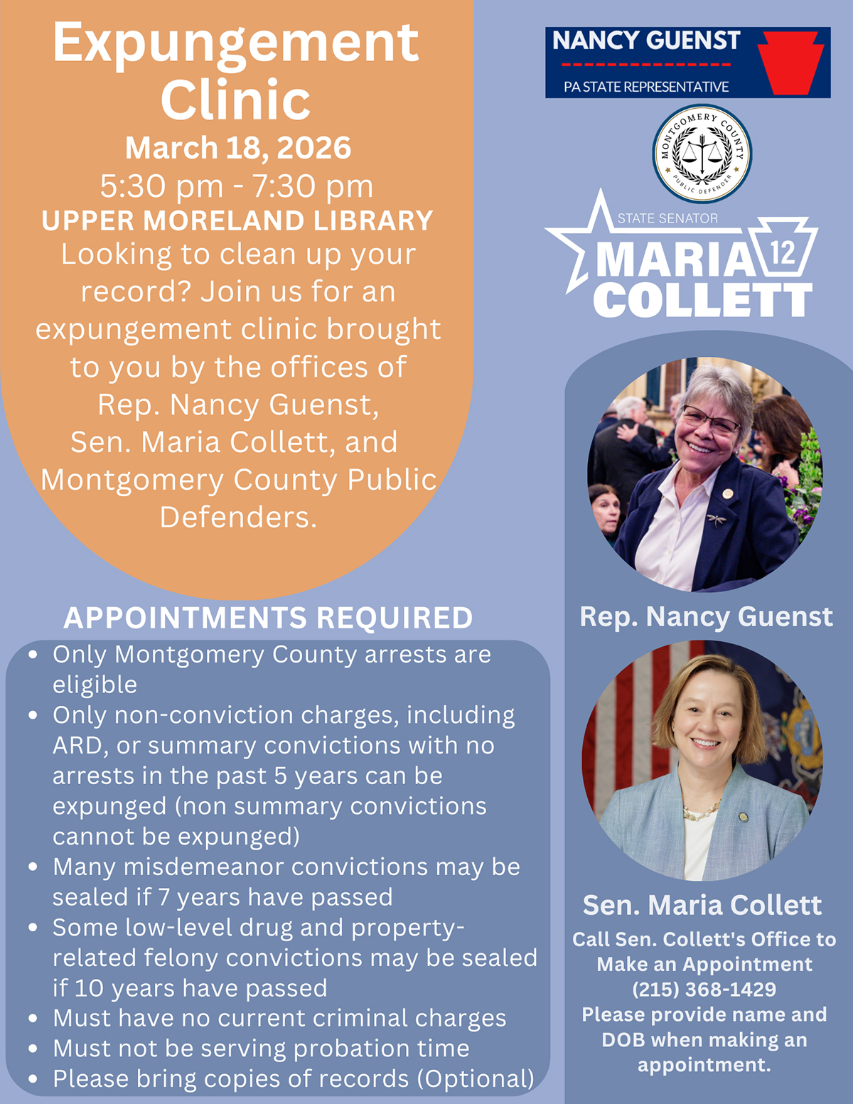 Expungement Clinic - March 18, 2026