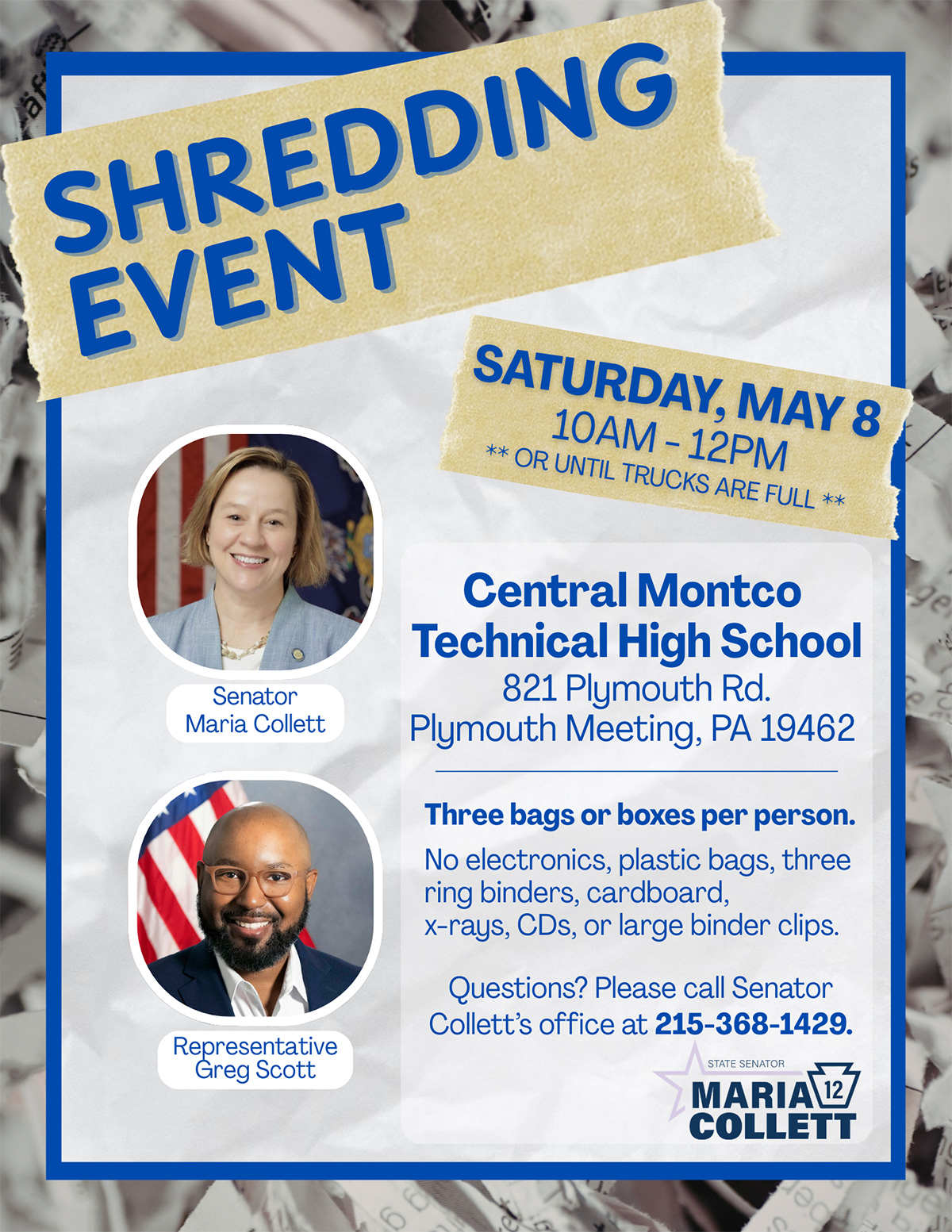 Shredding Event - May 9, 2026