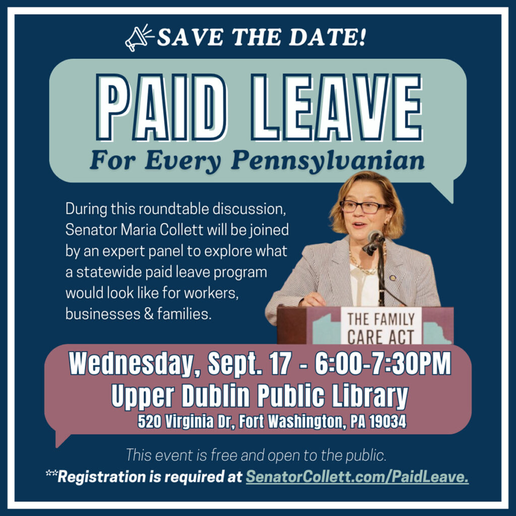 Paid Leave for Every Pennsylvanian: A Roundtable Discussion