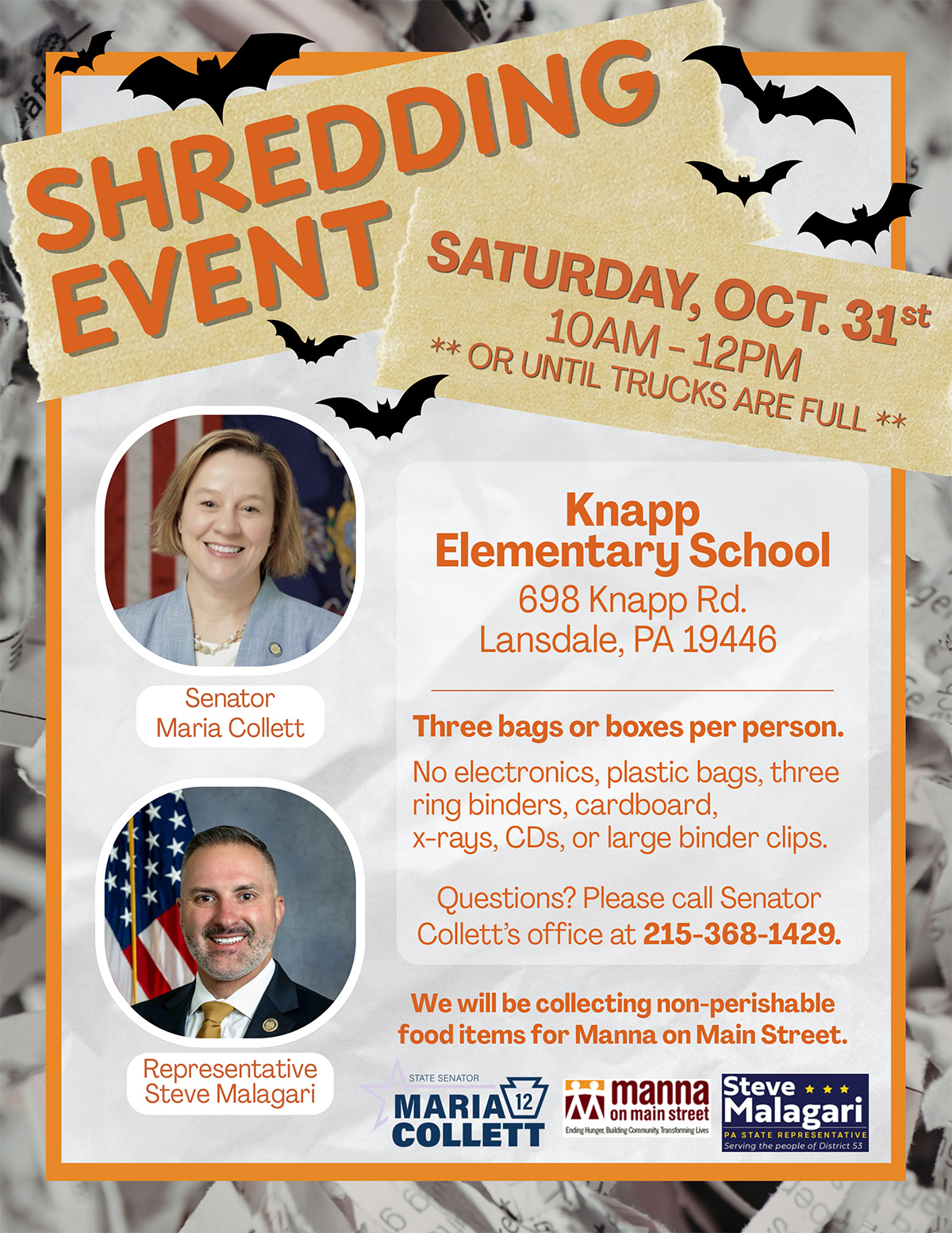 Shredding Event - October 31, 2026